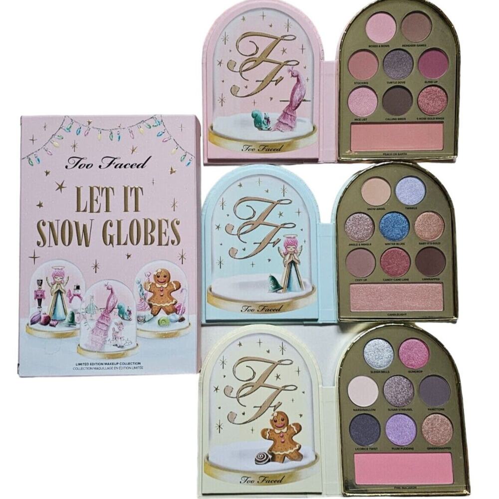 Too Faced Let It Snow Globes Makeup Collection